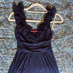 Lilly Pulitzer ruffle maxi dress